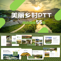 美丽乡村旅游振兴建设策划方案汇报计划书绿色生态新农村PPT模板