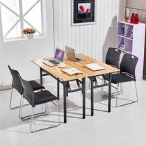 长方形桌子折叠组合桌椅橡胶木台吃饭桌枱小户型长条桌不锈钢功能