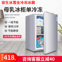 全冷冻立式小冰柜家用小型小冰箱迷你冷冻柜冻母乳抽屉式