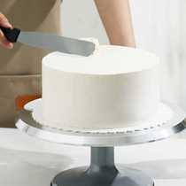 三能蛋糕转盘裱花台烘焙工具套装铝合金托台旋转抹面家用商用转台
