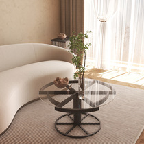 钢化玻璃边几现代客厅沙发角几轻奢创意休闲户型茶几简约圆小桌子