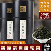 特级山东日照绿茶2020新茶叶浓香型板栗豆香特产高山礼盒装500g