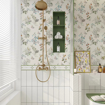 浴室卫生间墙纸自粘防水防潮可擦洗墙面装饰壁纸遮丑加厚翻新贴纸