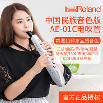 罗兰Roland电吹管AE01C/AE01电子吹管乐器进口国产品牌电音管教会
