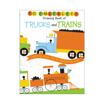 英文原版 Ed Emberley's Drawing Book of Trucks and Trains 跟着安柏利大师学画画 卡车和火车 Ed Emberley 英文版 进口英语书籍