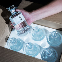 一斤装透明白酒瓶空瓶玻璃高档500ml创意定制密封自酿果酒威士忌