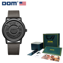 DOM多姆美国黑科技手表男士女士新概念个性创意磁力悬浮防水腕表
