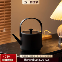 小提电热水壶高端家用大容量烧水壶水开自动断电防烫纯铝提梁水壶
