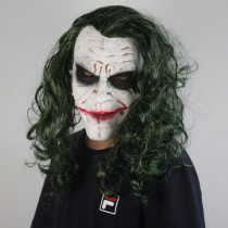 黑暗骑士蝙蝠侠小丑Joker乳胶面具万圣节假发头套Cosplay道具