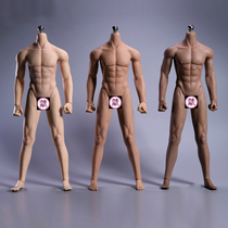 岚包胶强壮肌肉素体1/6兵人绘画人体手办模型美术男硅胶可动人偶