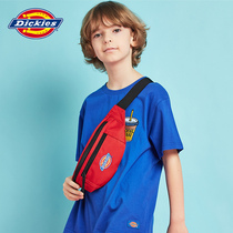 Dickies儿童新款Teflon防泼水防泼油易去污腰包学生斜挎胸包肩包
