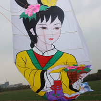 包邮巨型仙女散花风筝5米七仙女传统风筝潍坊风筝大型平面风筝