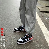 正品Nike SB Alleyoop 复古低帮黑白红休闲街头板鞋男 CJ0882-102