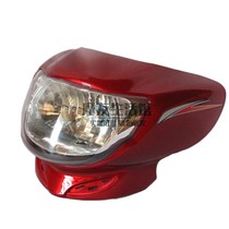 适用豪爵摩托车悦冠HJ125-16/HJ150-6/6A导流罩头罩大灯罩玻璃壳
