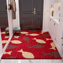 入户门地垫家用进门地毯门垫门厅防滑脚垫客厅红色门口垫子可定制