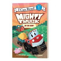 威猛卡车在农场 I Can Read 1 系列 Mighty Truck on the Farm 英文原版儿童读物 进口英语书籍