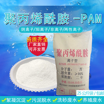 聚丙烯酰胺PAM 600-2000万高分子絮凝剂阴离子阳离子污水处理药剂