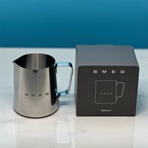 SMEG不锈钢打奶杯原装拉花杯 适用于 斯麦格咖啡机 德龙咖啡机