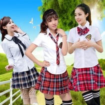 新款韩版校服套装高中班服日本中学生JK制服英伦学院风女演出服装