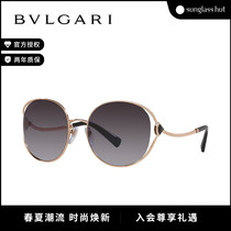 BVLGARI/宝格丽复古太阳镜圆形女墨镜眼镜0BV6181B