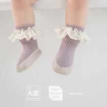 春秋婴儿不掉鞋0 1岁男女宝宝地板袜学步鞋防滑室内新生儿鞋袜
