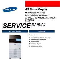维修资料 三星打印机复印机SL-X7400/X7600/X7500服务维修手册