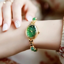 美宾抖音同款高端奢华珠宝扣手表女士手链腕表石英表