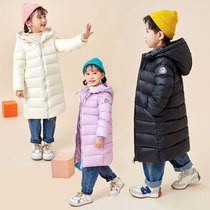 冬装女童冬季小男孩子六到七至八岁羽绒外套9中长款5洋气羽绒服