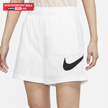 Nike耐克高腰短裤女款24夏季透气舒适裤子经典时尚运动裤梭织轻盈