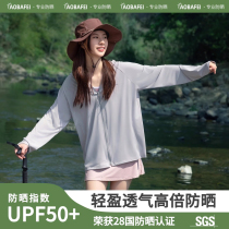 UPF50+防晒衣女2024新款夏季薄款防紫外线透气外套防晒服宽松冰丝