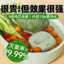 罗娅果蔬清洗机除农残自动洗菜机无线杀菌清洗机蔬菜水果净化器