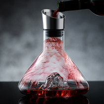 瀑布式红酒醒酒器快速家用套装奢华高档玻璃葡萄酒倒酒存酒分酒壶