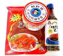 韩国泡菜 辣白菜 淹料 鱼露虾酱辣椒粉泡菜专用泡菜调料组合