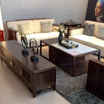 新中式乌金木简约风茶几沙发电视柜全套小户型客厅榫卯家具可定制