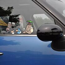汽车个性卡通动漫车贴反光可爱龙猫车身划痕贴搞笑装饰贴玻璃贴花
