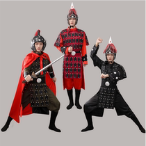 赵云cos赵子龙二郎神演服装儿童成人古装盔甲古代侍卫将军舞台