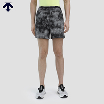DESCENTE迪桑特男士夏季运动跑步轻质透气二合一梭织短裤