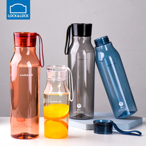 乐扣乐扣塑料运动水杯tritan便携透明水杯水瓶杯子食品级耐高温