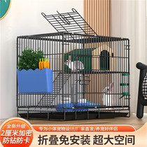 兔子专用兔笼子自动清粪带厕所家用室内双层特大号养荷兰猪豚鼠笼