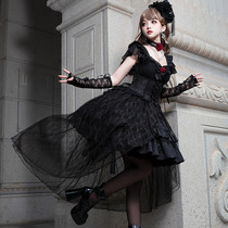 暗黑玫瑰哥特风Lolita原创设计甜美可爱春夏洛丽塔连衣裙