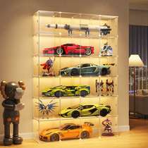 手办乐高展示柜家用仿玻璃亚克力汽车模型架子玩具积木收纳陈列柜