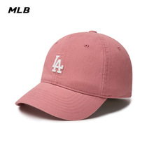 MLB官方粉色鸭舌帽男女帽子2024新款户外运动帽棒球帽3ACP1901N