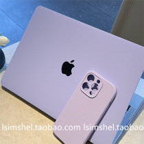 SHELL丨适用于MacBook苹果笔记本Air13保护壳M1Pro14寸香芋紫pro16Max夏日清新个性手机壳15/12寸ins风电脑壳