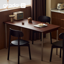 格度莱斯实木餐桌茶几桌轻奢现代简约小户型客厅家用极简方桌子
