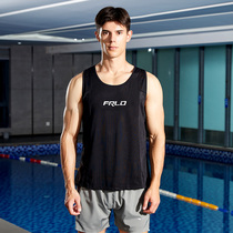 泳衣男士游泳上衣无袖背心宽松舒适速干透气专业运动健身泳池训练