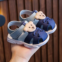儿童凉鞋夏季男童小童学步鞋软底防滑塑料婴儿女童宝宝1-3岁婴童
