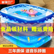婴儿游泳池家用充气新生宝宝游泳桶儿童小孩洗澡桶水池浴缸泡澡