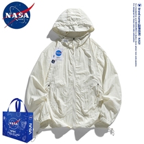 NASA联名时尚凉皮防晒衣外套男女皮肤衣夏季UPF50+夹克潮牌情侣装