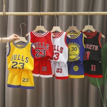 儿童篮球服套装男童夏季运动训练服女孩比赛速干球衣演出服薄款