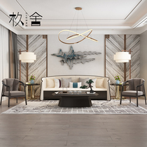 新中式实木沙发组合现代小户型客厅家具会所酒店榫卯结构全屋定制